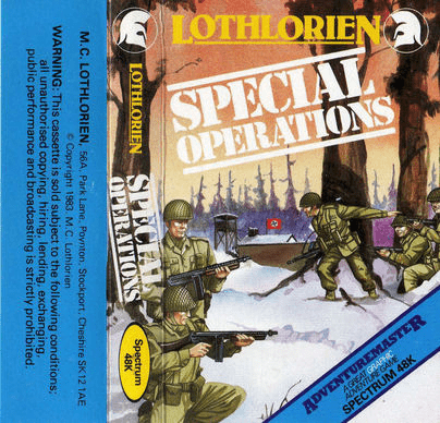 Special Operations box art for ZX Spectrum